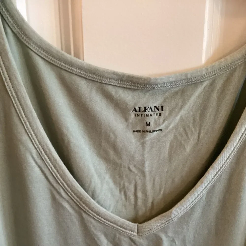 NWT. Alfani Brand Womens Sleeveless PJ Top Jersey Knit, Size Medium